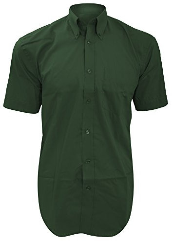 Kustom Kit Men's Corporate Oxford Shirt - Bottle Green - 17