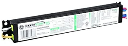 GE Electronic High Output Ballast with Non Dimming Design and Programmed Start Mechanism for Tools and Home Improvement, Black