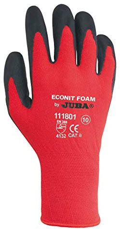 Juba eco-nit foam - Juego guantes nylon nitrilo talla 7 negro