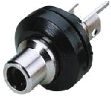 Monacor t-706ni/SW Cinch schwarz Aderverbinder – Verbinder Fäden (1,27 cm, 1,9 cm, Schwarz)