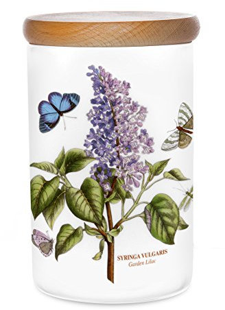 Portmeirion Home & Gifts BGHX48080 Airtight Storage Jar, Earthenware, Multi-Colour Colour,18cm