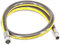 SPARES2GO Universal 'Micropoint' Oven Cooker Gas Supply Hose Pipe (4ft 1/2 inch, Bayonet, BS EN14800 CE)