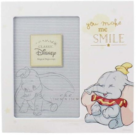 Disney Magical Disney Dumbo Magical Beginnings „You Make Me Smile“ MDF-Bilderrahmen, 10,2 x 15,2 cm, DI288