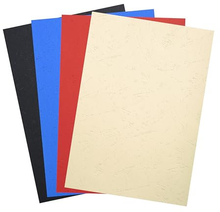 EXACOMPTA Pack de 100 couvertures Forever A4 270 g Couleurs Assorties