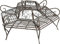 Biscottini Baumbank rund 153x153x86 cm | baumbank Metall rund | Gartenbank wetterfest | Sitzbank Garten | gartenbank Metall | Bank Garten