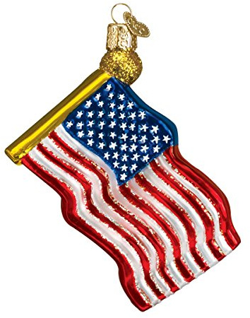 Old World Christmas Political Gifts Glass Christmas Tree Ornament Shooting Star