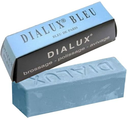 One Bar of Blue Dialux ( Blu ) Jewelers Polishing Compound Rouge - Paste by DIALUX