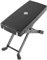 K&M 14670 Repose-pieds en noir - réglable en 6 positions avec large support - hauteur de 119 à 264 mm - en acier