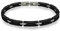 Soul-Cats Zeitloses Design Armband aus Keramik und Edelstahl in schwarz für Damen in Einer Geschenkbox