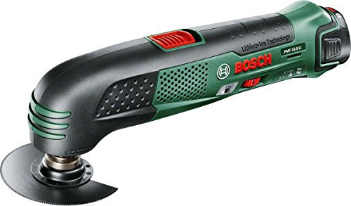 Bosch PMF - Attrezzo multiuso a batteria agli ioni di litio da 10,8 LI (inclusa), cordless, 2.0 Ah