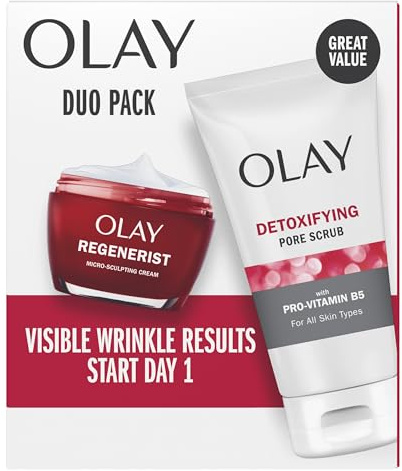 Olay Regenerist Advanced Anti-Aging Cleanser and Moisturizer Duo Pack