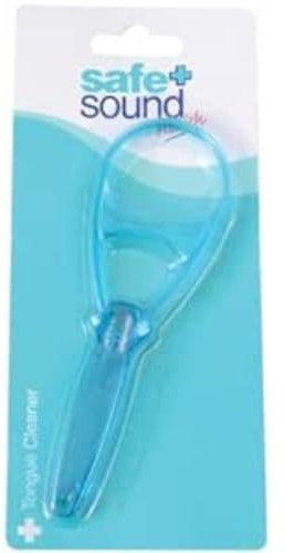 Safe and Sound Tongue Scraper/Cleaner. Colour Received Varies