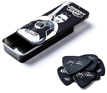 JIM DUNLOP Plektrum Johnny Cash Memphis, celluloid, Medium 6 Stück