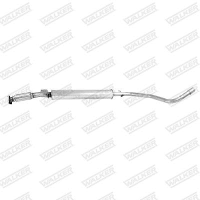 WALKER 21498 Mittelschalldämpfer ohne Anbauteile Kompatibel mit FIAT STILO 192