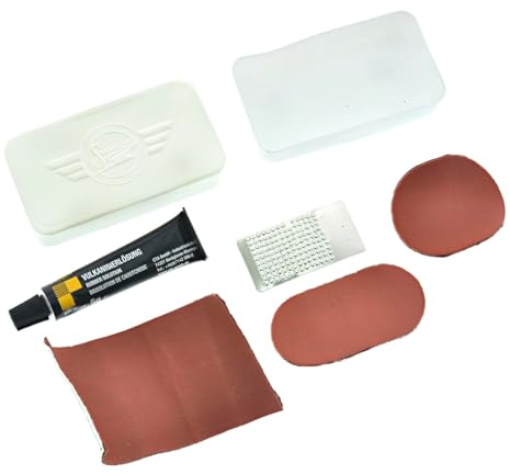 Flickzeug, Reparaturkästchen - mit SIMSON-LOGO - Originalverpackung - alle Simsonfahrzeuge