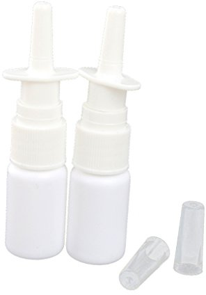 Leeren Plastik Nasal Feinen Nebel Sprühflasche Pumpzerstäuber Sprühflasche Mit Cap-weiß - 20ml