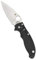 Spyderco Manix 2 Folding Knife - Black G-10 Handle with PlainEdge, Full-Flat Grind, CPM S30V Steel Blade and Ball Bearing - C101GP2