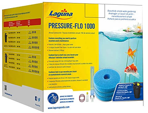 Laguna Pressure-Flo 1000 Kit di manutenzione filtro stagno per primavera, bianco (PT1695)