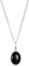 Elli Halskette Damen Solitär Anhänger Basic mit Onyx Schwarz in 925 Sterling Silber