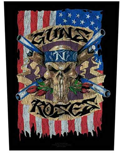 Guns N Roses Flag Rückenaufnäher