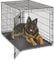 MidWest Homes for Pets iCrate Modell 1548DDU Hundebox, ca. 122 cm lang, mit Einzeltür, auslaufsicherer Bodenwanne, Bodenschutzfüßen, Trenneinsatz und patentierten Funktionen, schwarz