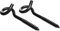 Merriway® BH00287 (2 Pcs) Pigtail Swing Hammock Hook Black Japanned, 130 mm (5.1/2 inch) - Pack of 2 Pieces