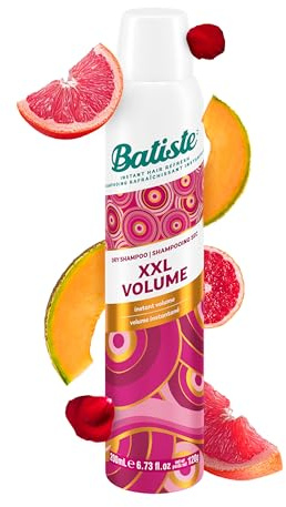 Batiste XXL Volume Spray, freshness and volume, for all hair types, pack of 2 (2 x 200 ml)
