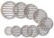 KS24 Modern Cast Iron Round Grate, Different Diameters