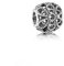 PANDORA Offen gearbeitetes Metallperlen-Blüten Charm Sterling Silber 11 x 11 x 9,9 mm (T/H/B)