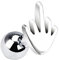 Piersando Tragus Helix Ohr Piercing Cartilage Knorpel Stab Stecker 316 L Chirurgenstahl Mittelfinger