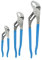 Channellock VJ-3 V-JAW Plier, 3-Piece Gift Set, Blue