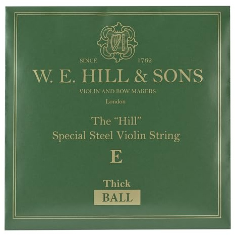 HILL Cuerda para Violín Mi thick acero con bola