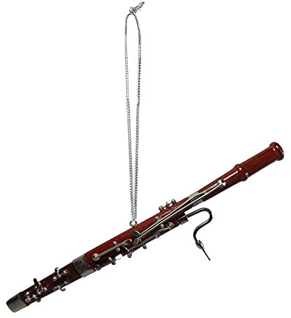 Broadway Gifts Fagott - 16 cm, Klassisch, Brown, C, Metall & Holz