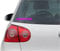 INDIGOS UG Aufkleber - Autoaufkleber - JDM - Die Cut - Queen of The Road - Auto, Truck, Notebook, Laptop, Vinyl - Folie Decal Sticker - pink - 190mm x25mm