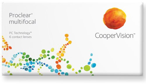 Proclear multifocal Gleitsicht Monatslinsen weich, 6 Stück / BC 8.7 mm / DIA 14.4 / ADD +2.50 D / +0,50 Dioptrien