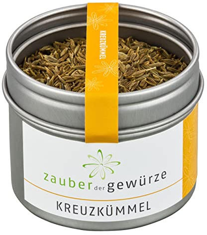 Zauber der Gewürze Kreuzkümmel ganz – Würzige Kreuzkümmelsamen, ideal für indische Curries, arabisches Hummus und mexikanisches Chili con Carne, 55 g
