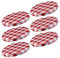 Westmark 6 Couvercles pour Bocaux de Conservation Screw-/Twist-Off pour Bocaux à Conservation, Rond, ø 63 mm, en Fer blanc, Rouge-blanc, Quadrillé, 40972270