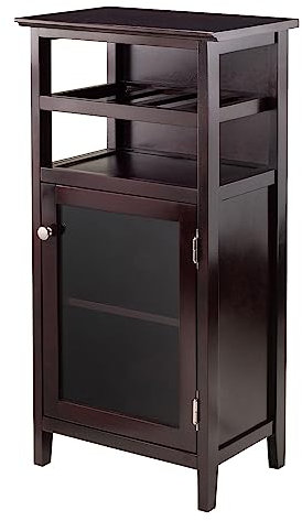 Winsome Alta Wine Storage, Espresso, 19.13W x 37.48H x 12.72D
