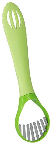 Metaltex Dr. Avocado Utensilio Aguacate 5 en 1 dr.Avocado, Verde y Gris, 25x5x5 cm