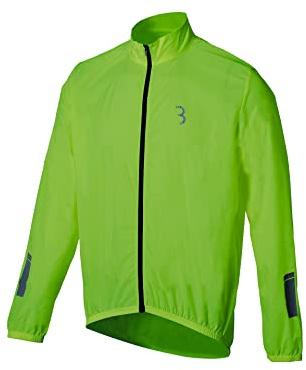 BBB Cycling fahrrad jacke, leicht, wasserabweisend und windabweisend, für Mountainbike, Rennrad und Urban Biking - für Damen, Herren, Kinder - BBW-148, Gelb (Neon Yellow), S