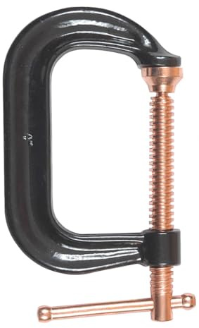 Bessey CDF403C 75/60 C-Clamp, Black/Bronze, 0-75 mm