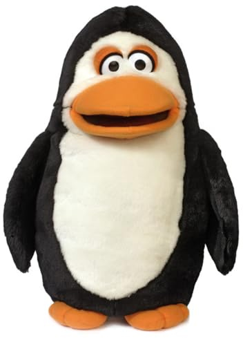 Silly Penguin, Animal Hand Puppet, 40cm