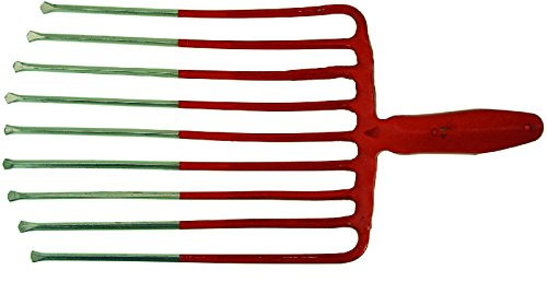 HaWe Steingabel, Metall, rot/silber, 42 x 25 x 3 cm