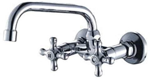 MEZCLADOR FREGADERO PARED 11 CM ENTRE TOMAS SERIE CRUZ