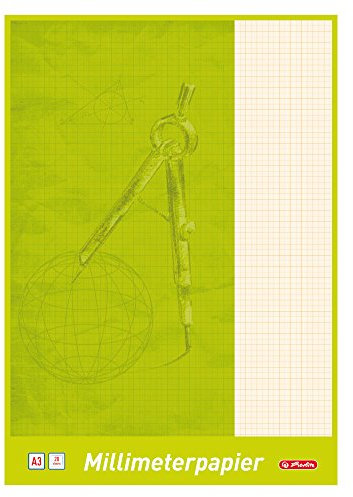 Herlitz 690305 Millimeterblock A3, 20 Blatt