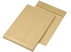 MAILmedia 397207 Faltenversandtasche B4, ohne Fenster, natron braun