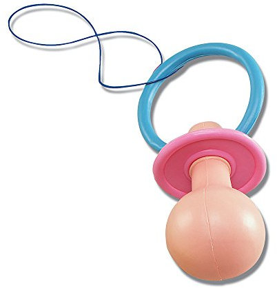 Bristol Novelty GJ007 Jumbo-Schnuller, Party-Zubehör-Set, Cartoon, Mehrfarbig, Einheitsgröße