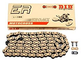 DID Kette 520 MX, 116 Glieder (Standard gold), offen mit Clipschloss