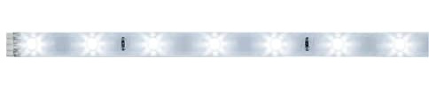 Paulmann 70310 YourLED Stripe 97 cm 6000 K Tageslichtweiß LED Strip IP44 spritzwassergeschützt Weiß klar beschichtet 3W 270 Lumen 39 LED 12V DC