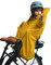 Rainette | Imperméable pour siège bébé vélo| Jaune moutarde | TU